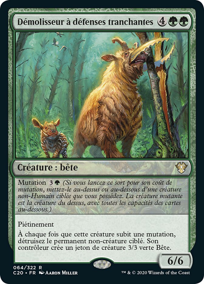 image Démolisseur à défenses tranchantes