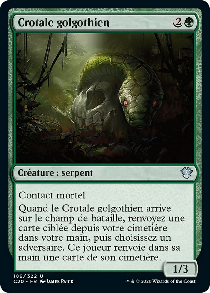 image Crotale golgothien