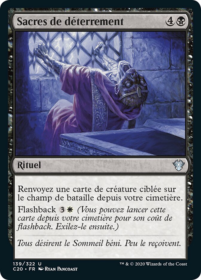 image Sacres de déterrement