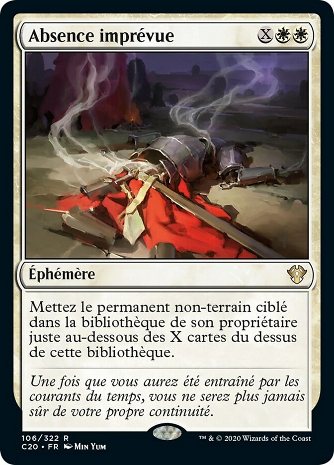 image Absence imprévue