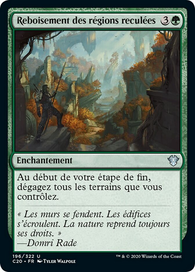 image Reboisement des régions reculées