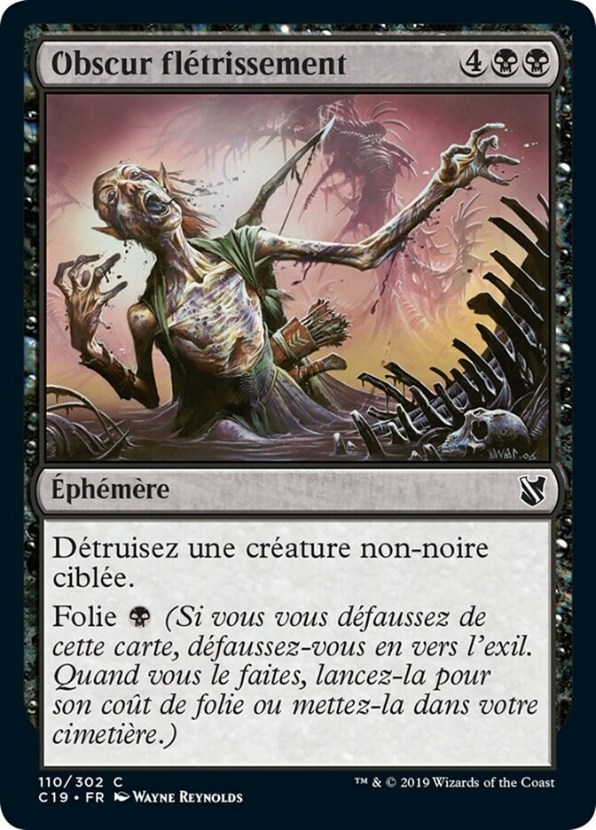 image Obscur flétrissement