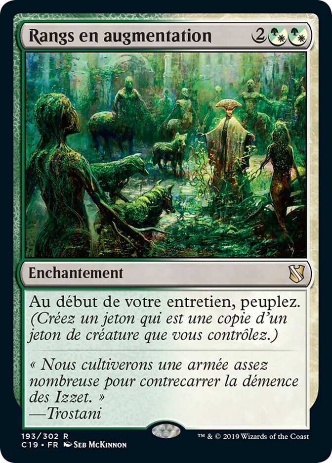 image Rangs en augmentation