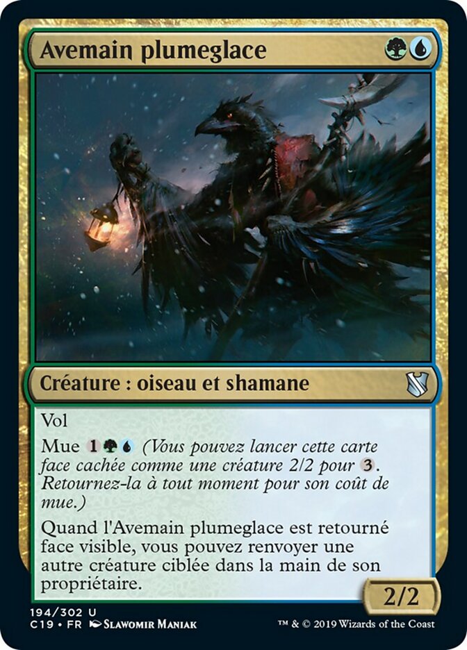 image Avemain plumeglace