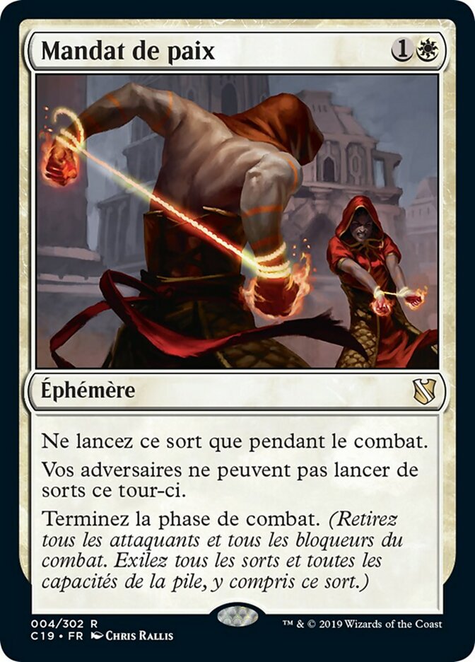 image Mandat de paix