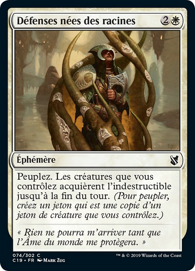 image Défenses nées des racines