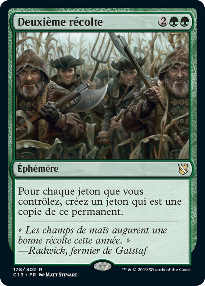 image Deuxième récolte