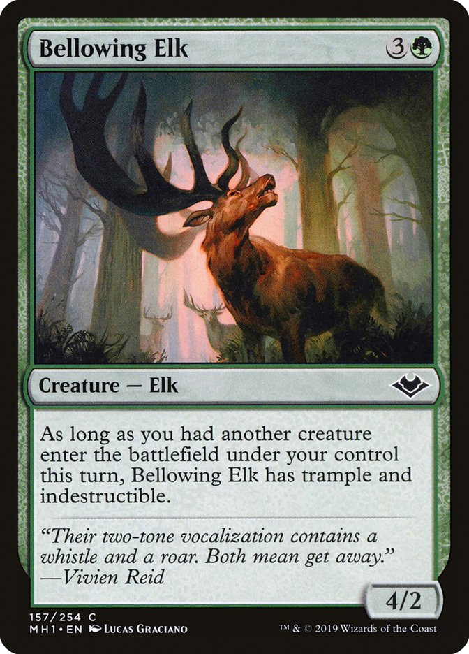 image Bellowing Elk