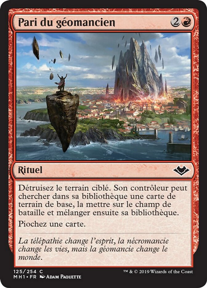 image Pari du géomancien