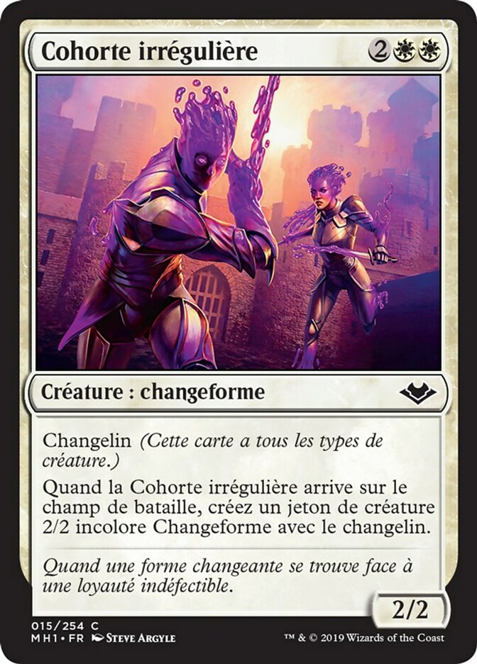 image Cohorte irrégulière