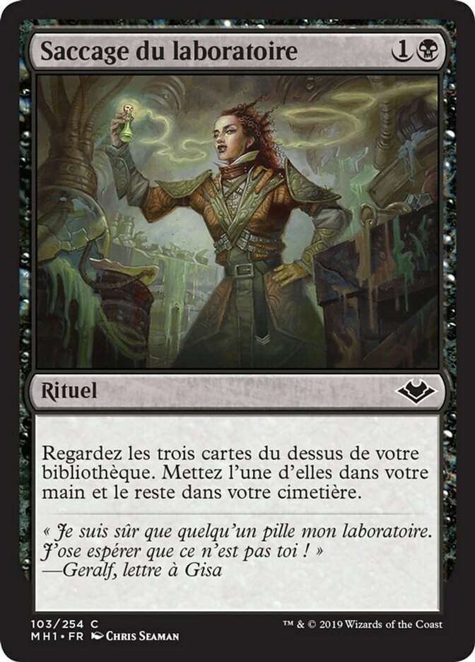 image Saccage du laboratoire