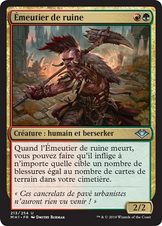 image Émeutier de ruine