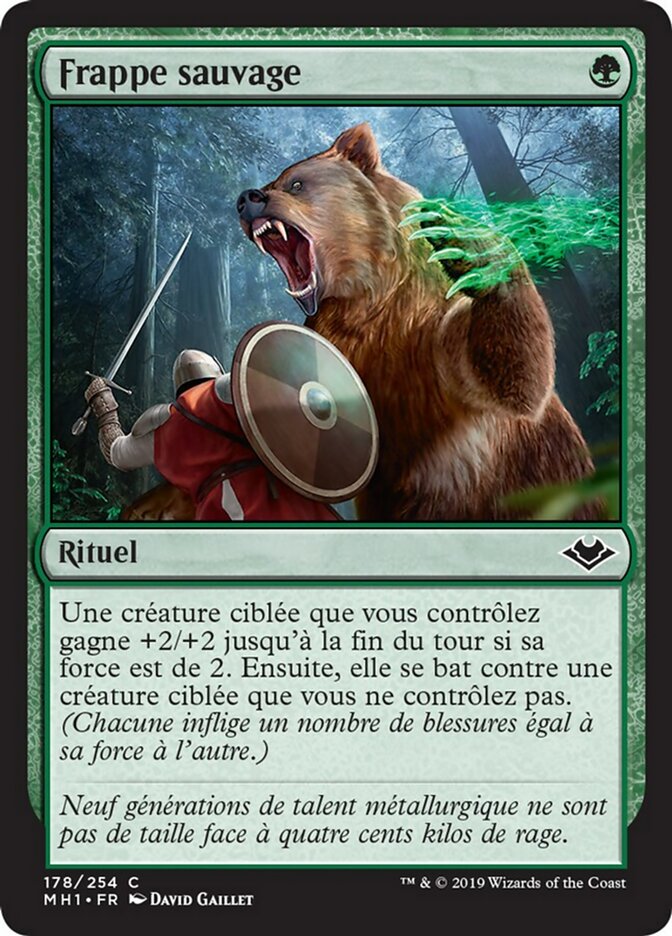 image Frappe sauvage