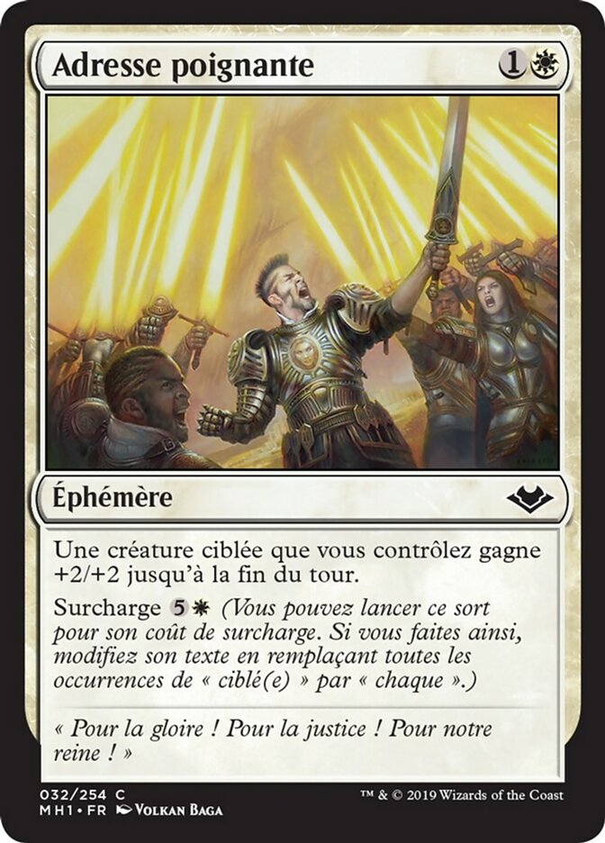 image Adresse poignante