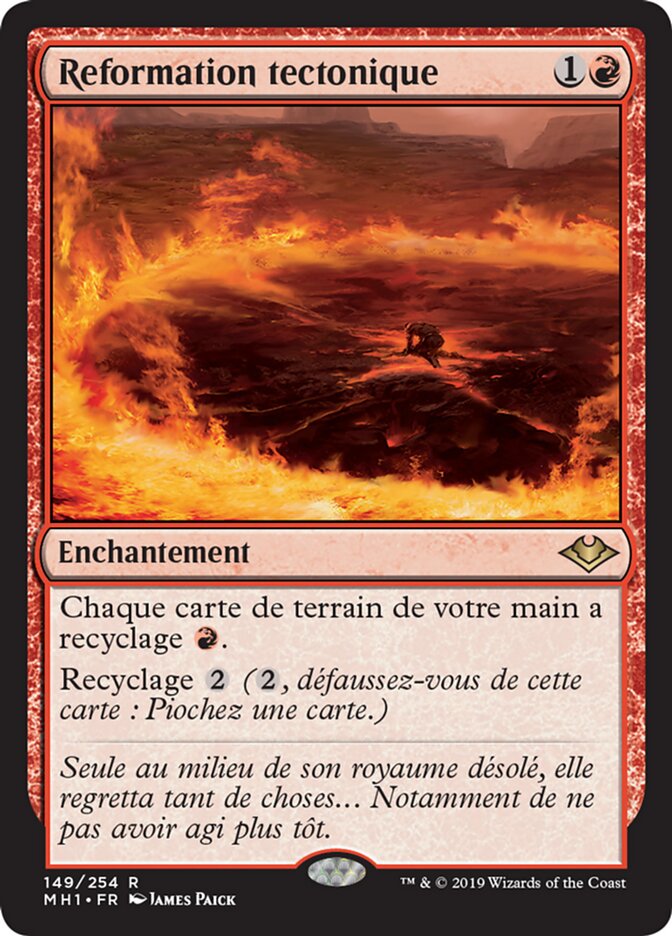 image Reformation tectonique