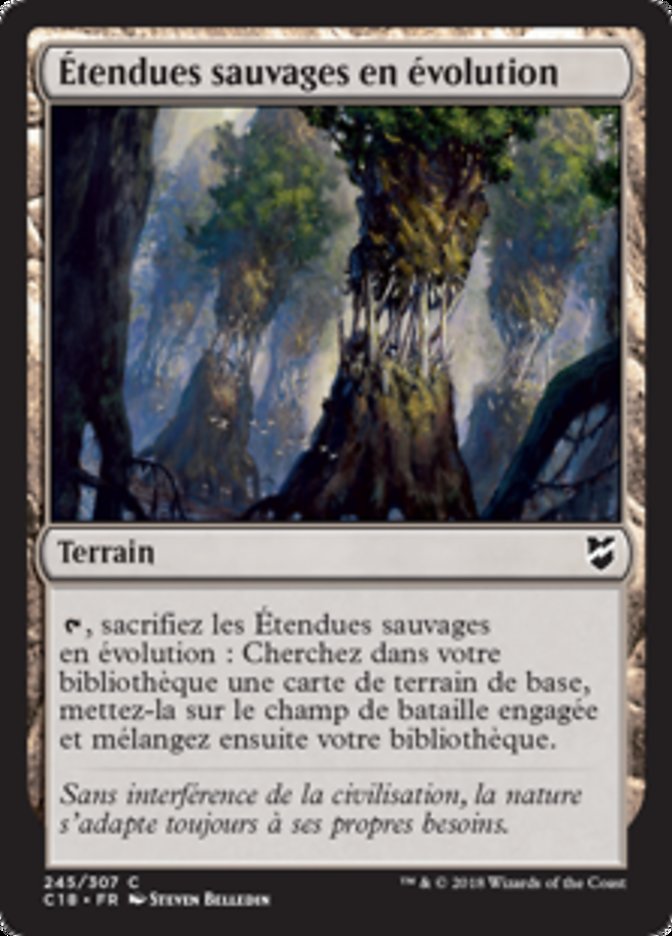 image Étendues sauvages en évolution