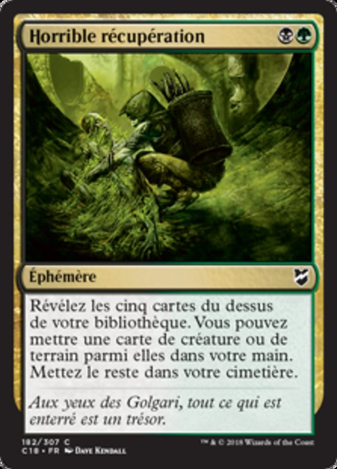 image Horrible récupération