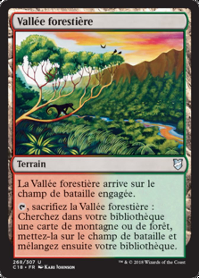 image Vallée forestière