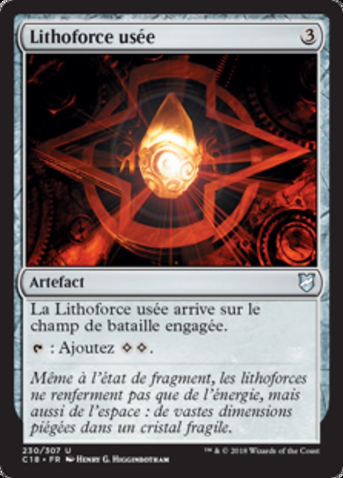 image Lithoforce usée