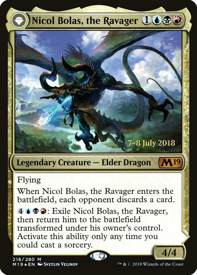 image Nicol Bolas, the Ravager // Nicol Bolas, the Arisen