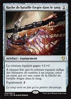 Hache de bataille forgée dans le sang