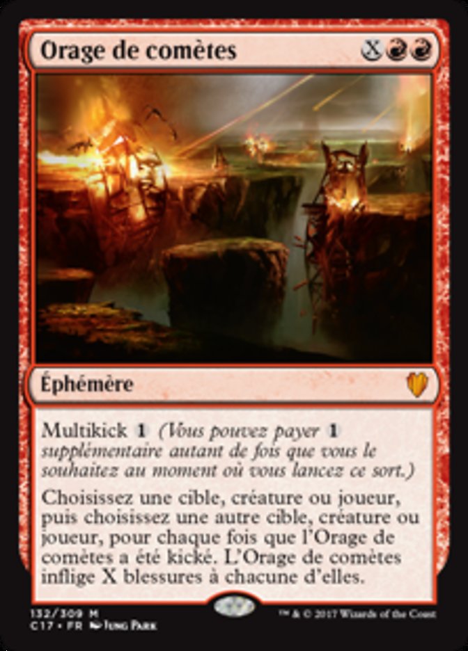 image Orage de comètes