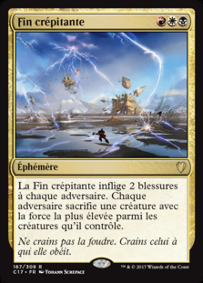 image Fin crépitante