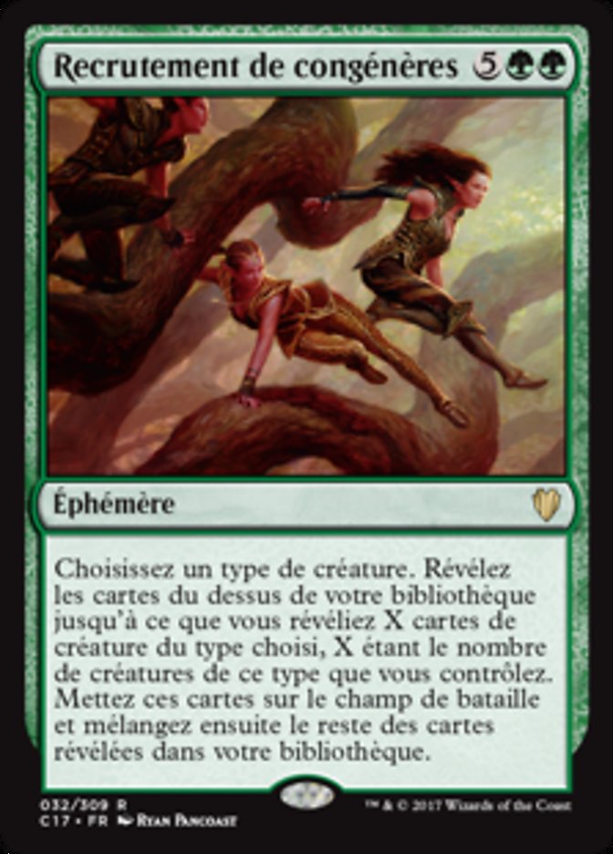 image Recrutement de congénères