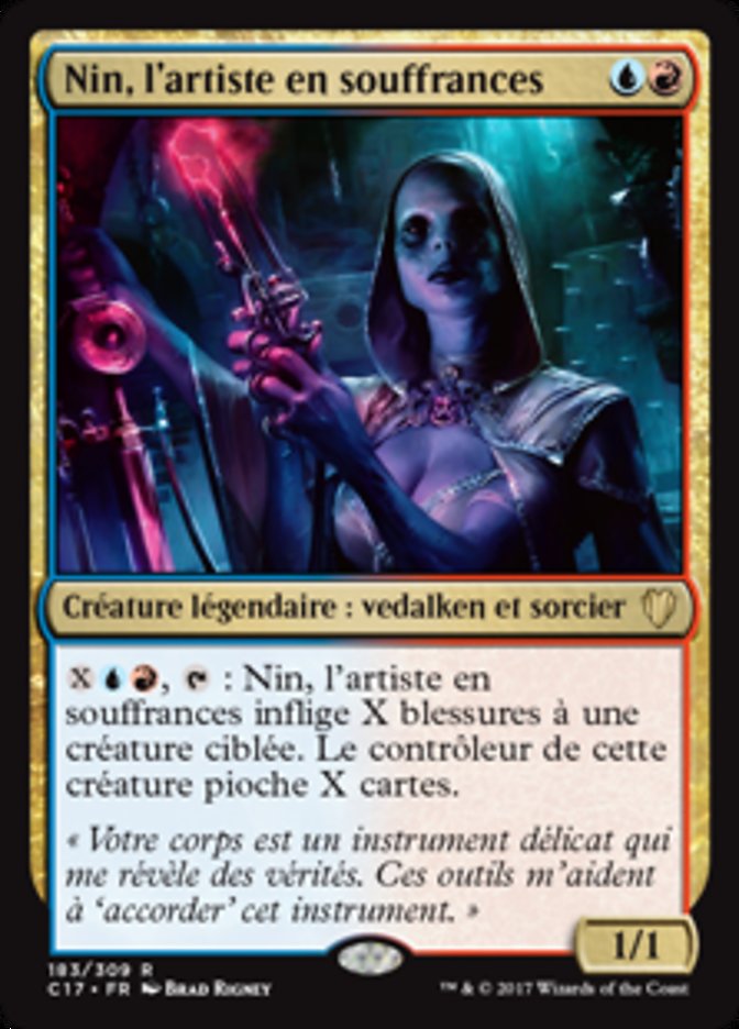 image Nin, l'artiste en souffrances