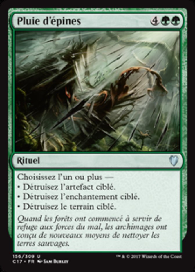 image Pluie d'épines