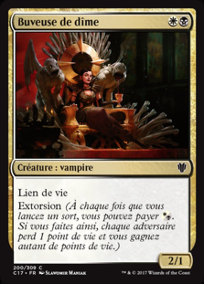 image Buveuse de dîme