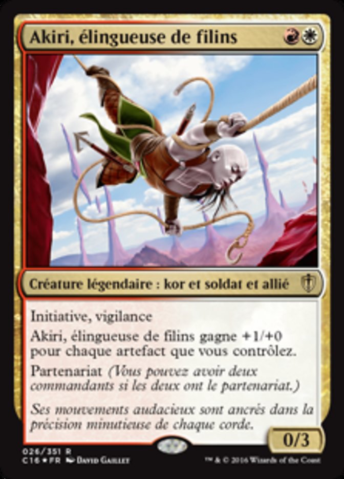 image Akiri, élingueuse de filins