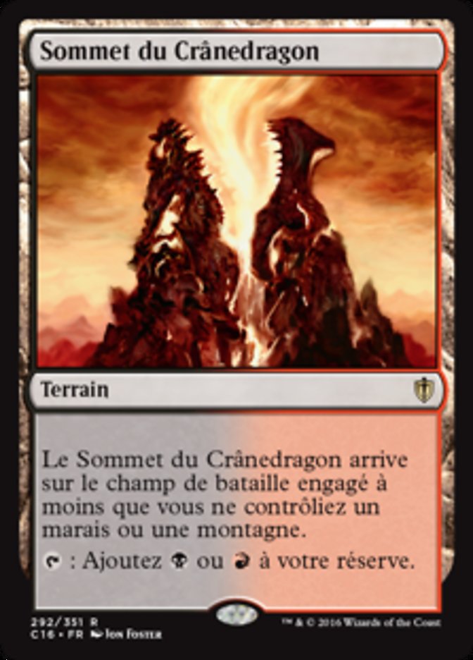 image Sommet du Crânedragon