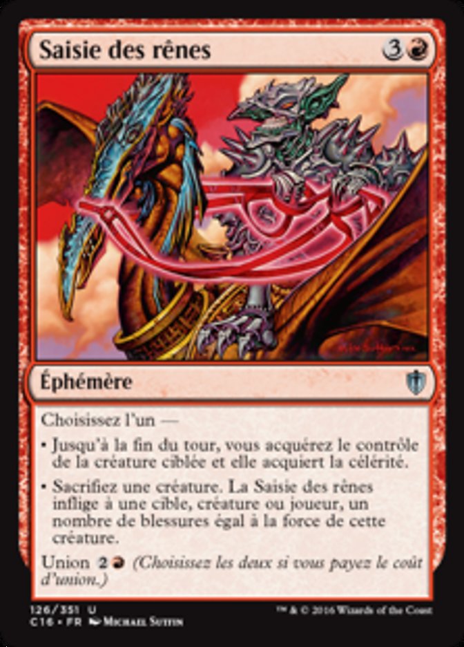 image Saisie des rênes