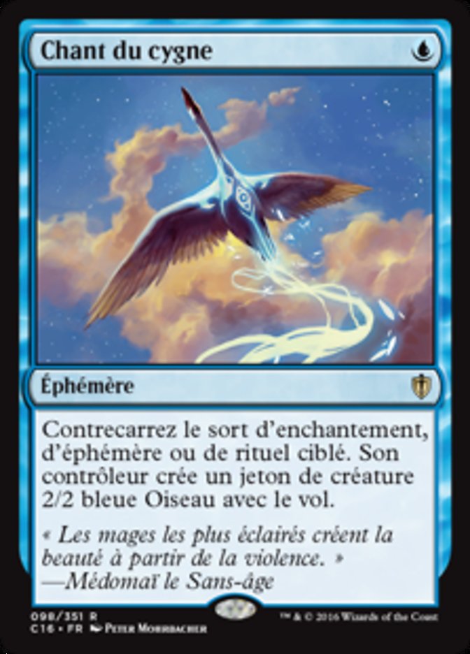 image Chant du cygne