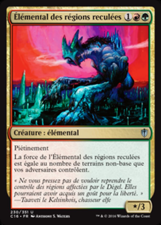 image Élémental des régions reculées