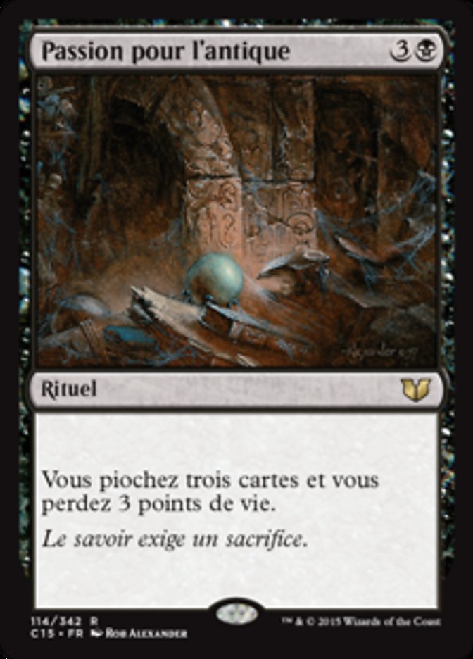 image Passion pour l'antique