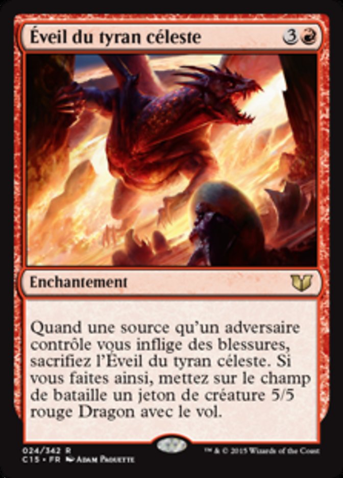 image Éveil du tyran céleste