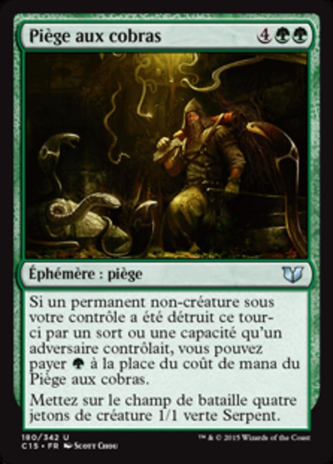 image Piège aux cobras