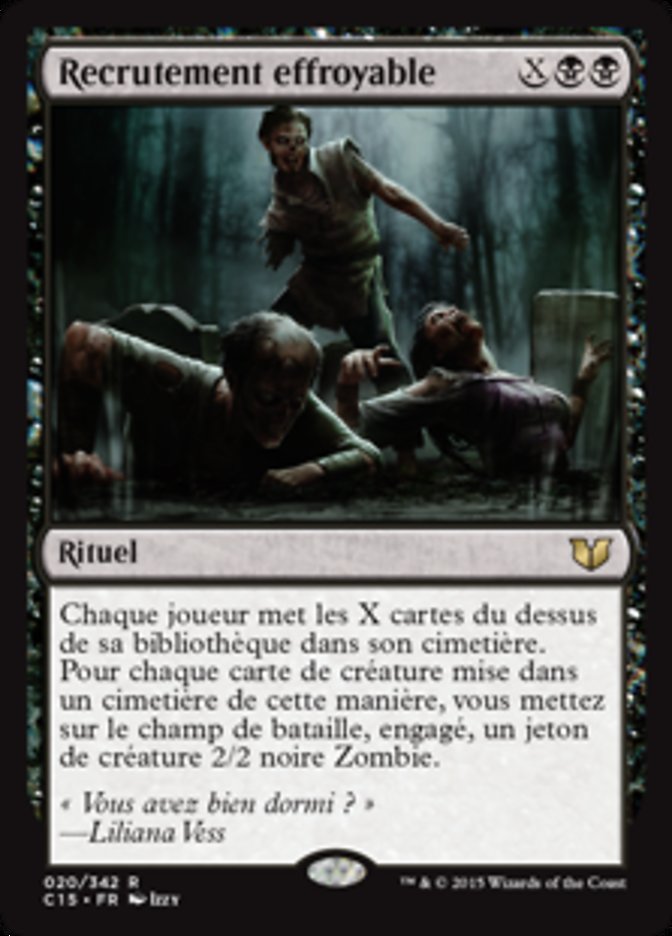 image Recrutement effroyable