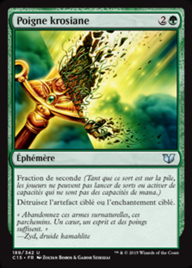 image Poigne krosiane