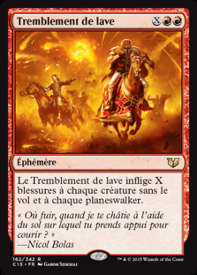 image Tremblement de lave