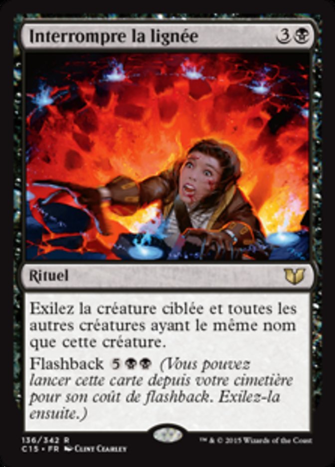 image Interrompre la lignée