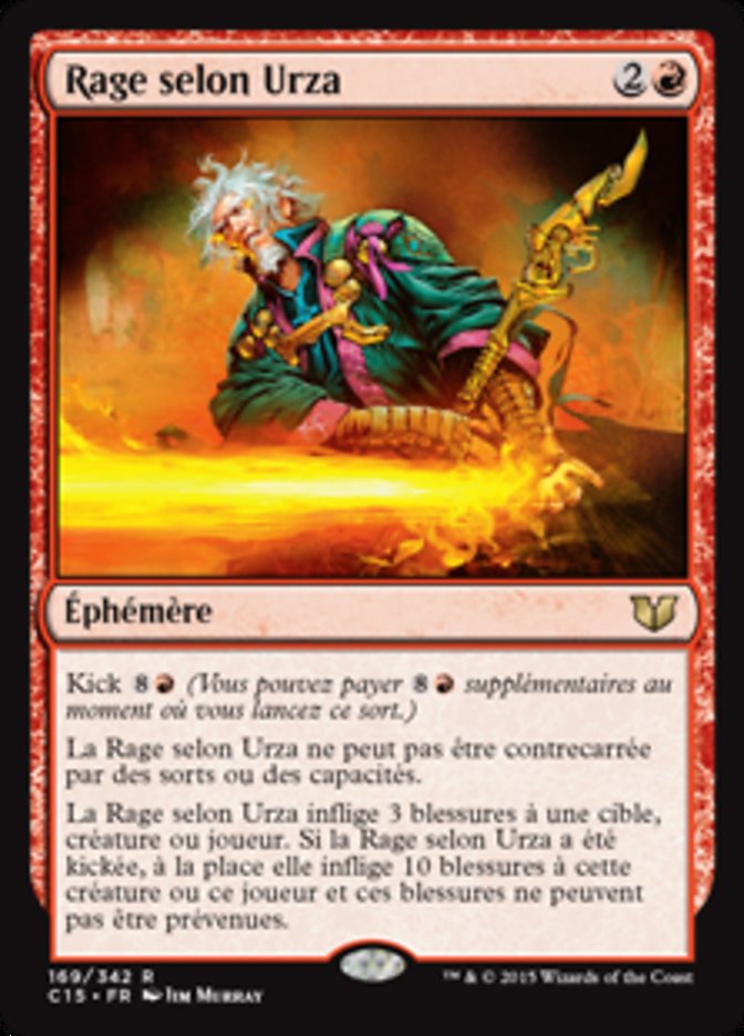 image Rage selon Urza