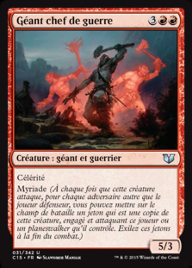 image Géant chef de guerre