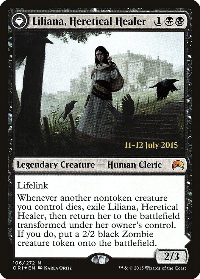 image Liliana, Heretical Healer // Liliana, Defiant Necromancer