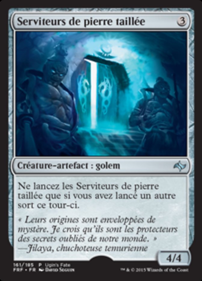 image Serviteurs de pierre taillée