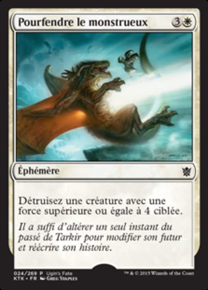 image Pourfendre le monstrueux