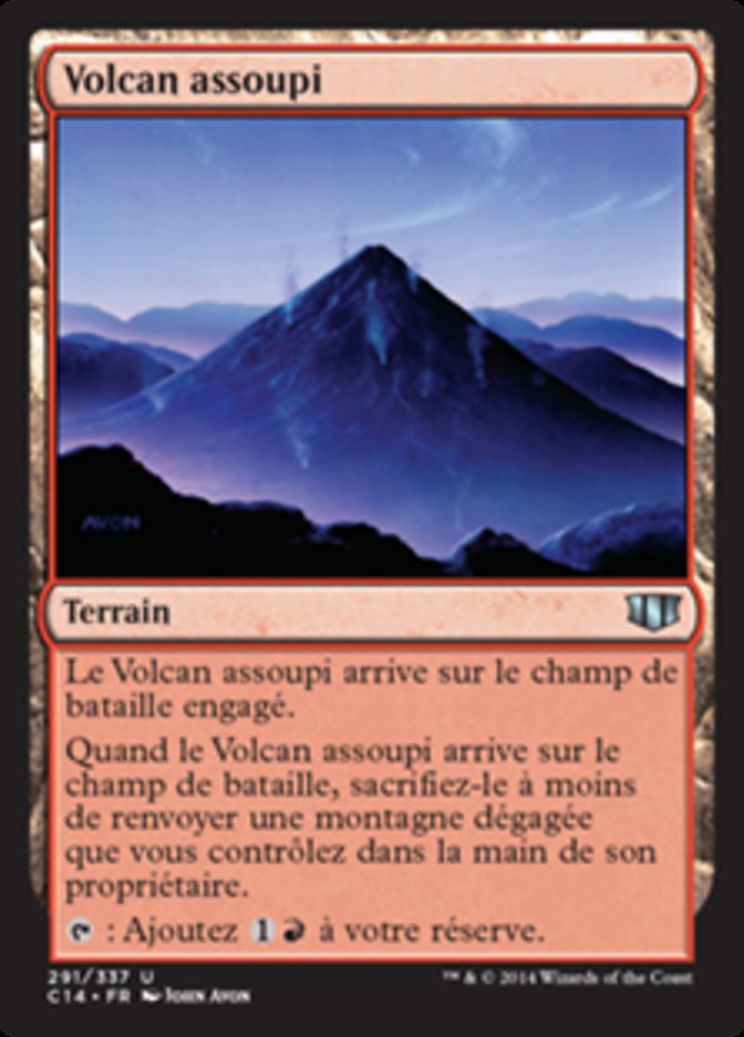 image Volcan assoupi