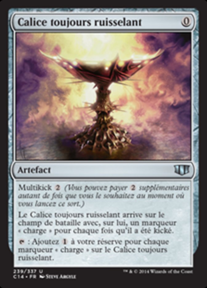 image Calice toujours ruisselant